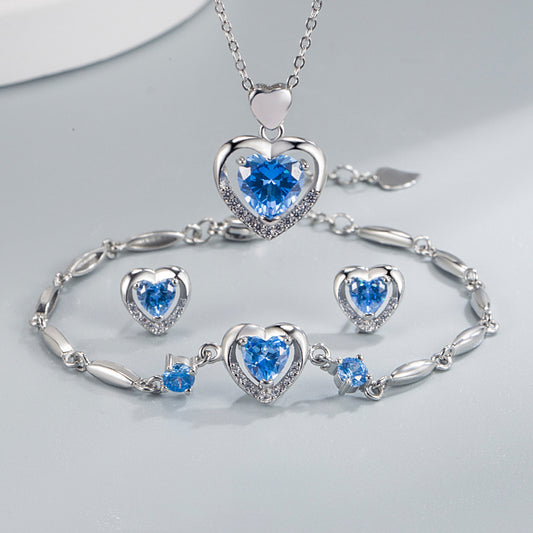 Women's Heart Of Eternity Korean Light Luxury Small Pendants
