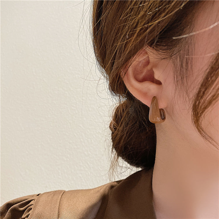 Women's Retro French For Trendy Niche Light Luxury Simplicity Temperament Earrings