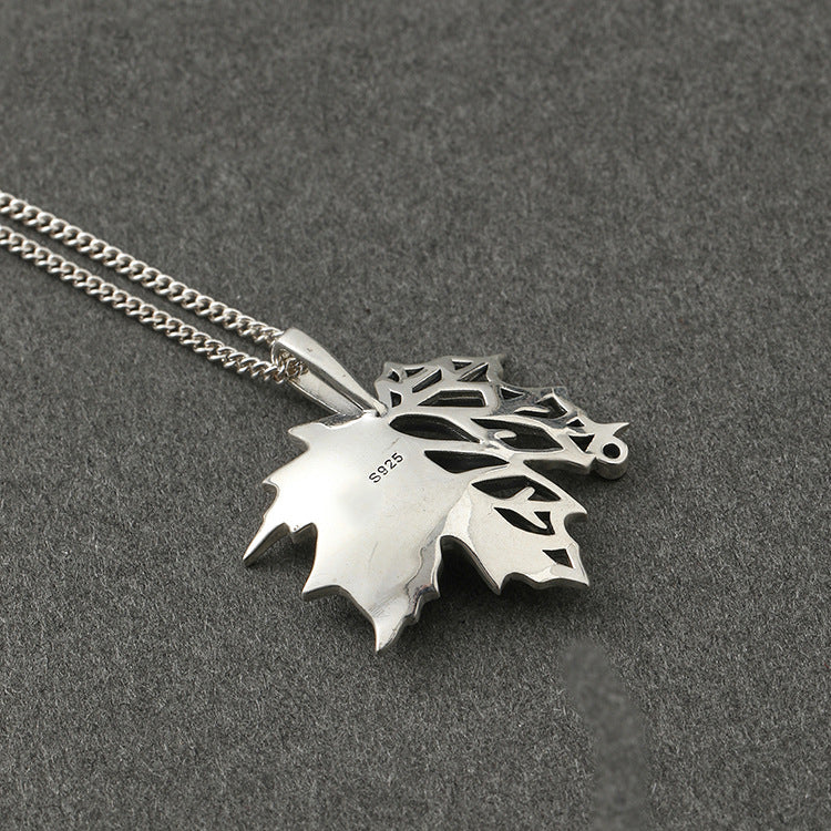 Women's & Men's & Maple Leaf Trendy Unique High Street Ornament Necklaces