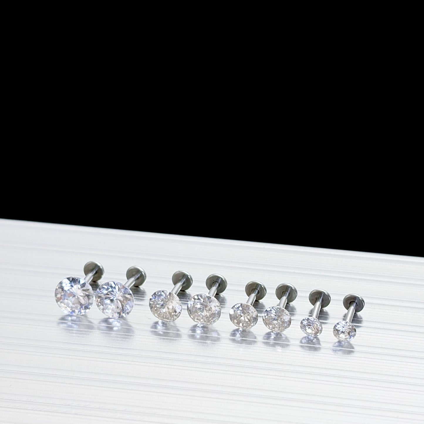 Screw Titanium Steel Ear Bone Sweet Cool Stud Earrings
