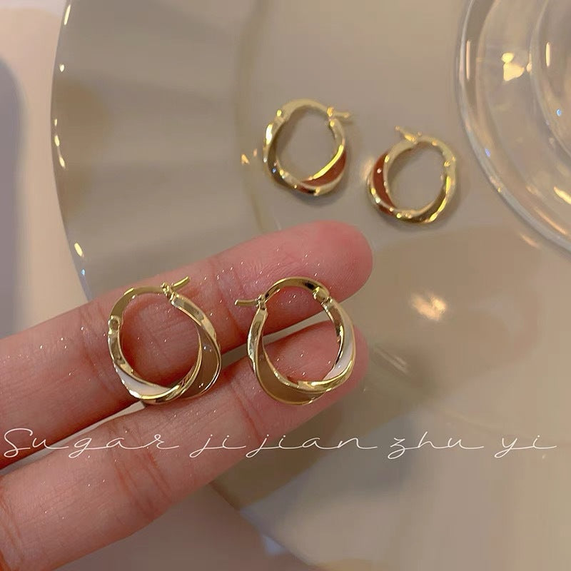 Women's Retro Drip Glazed For Niche Design Fashion Earrings