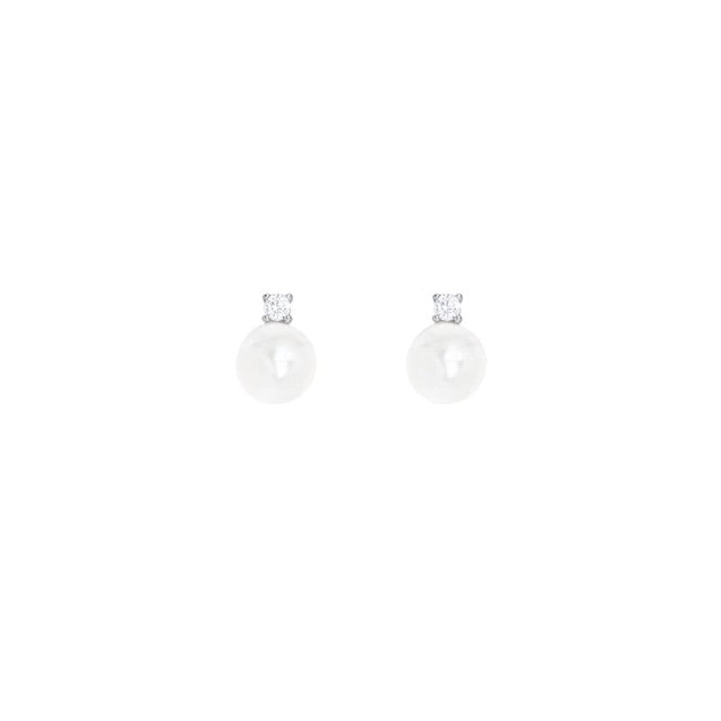 Women's Pearl Sier Needle Design Light Luxury Earrings