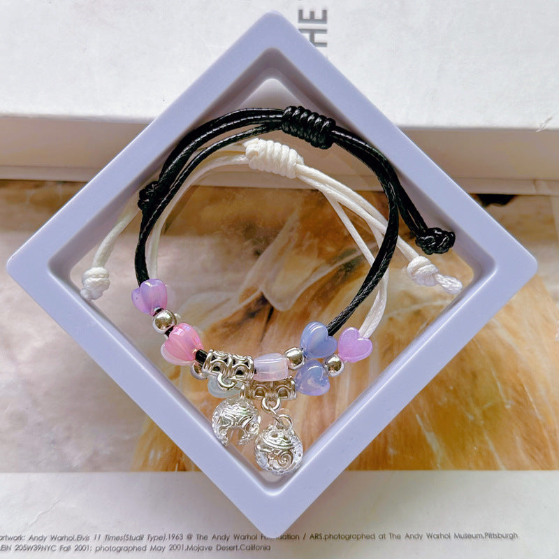 Durable Elegant Cute Cartoon Couple Ornament Bracelets