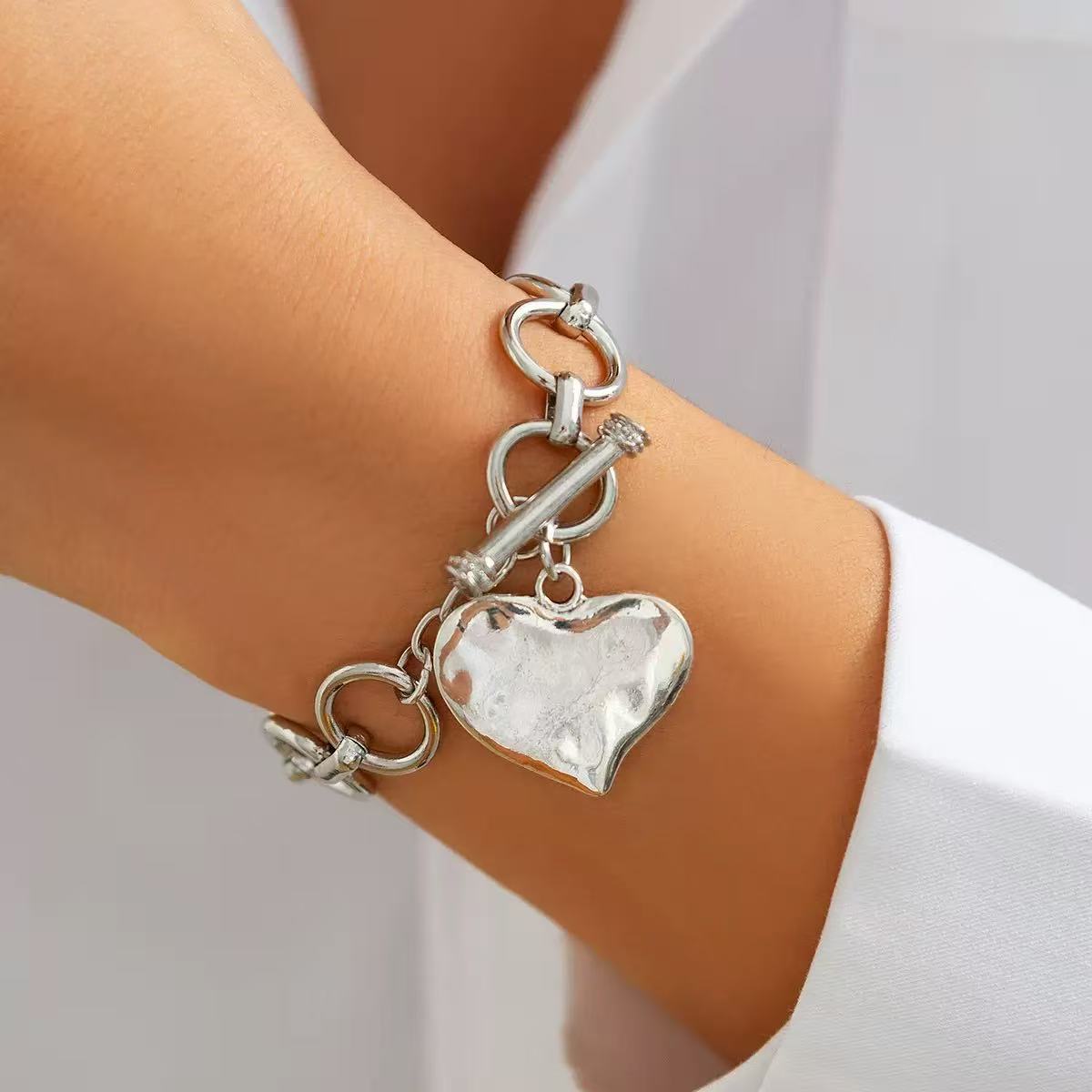 Creative Exaggerated Personalized Cross Geometric Metal Earrings
