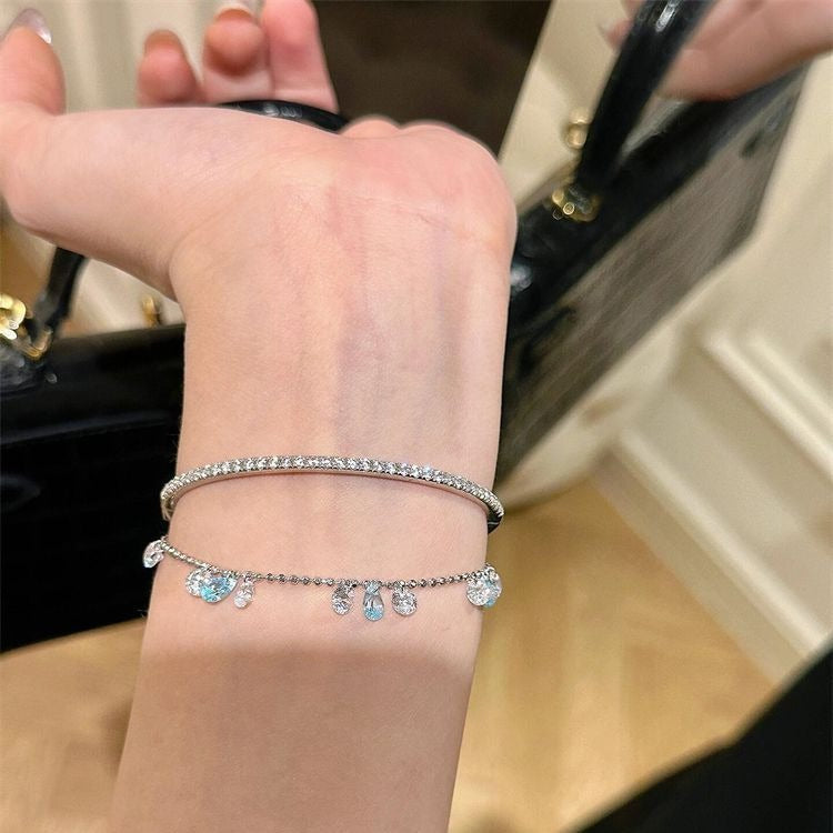 Women's Zircon Tassel For Light Luxury Minority Design High Sense Bracelet