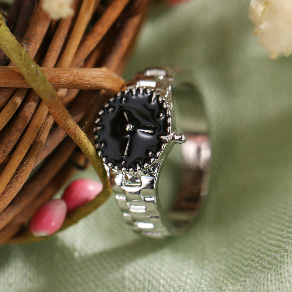 Dial Female Cold Style Watch Design Sense Fashion Ring