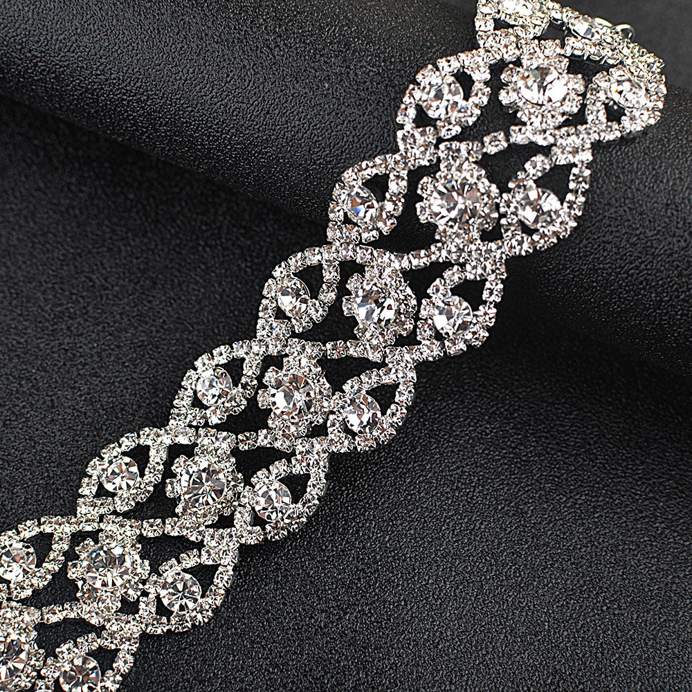 New Bridal Rhinestone Wrist Ornament Wedding Bracelets