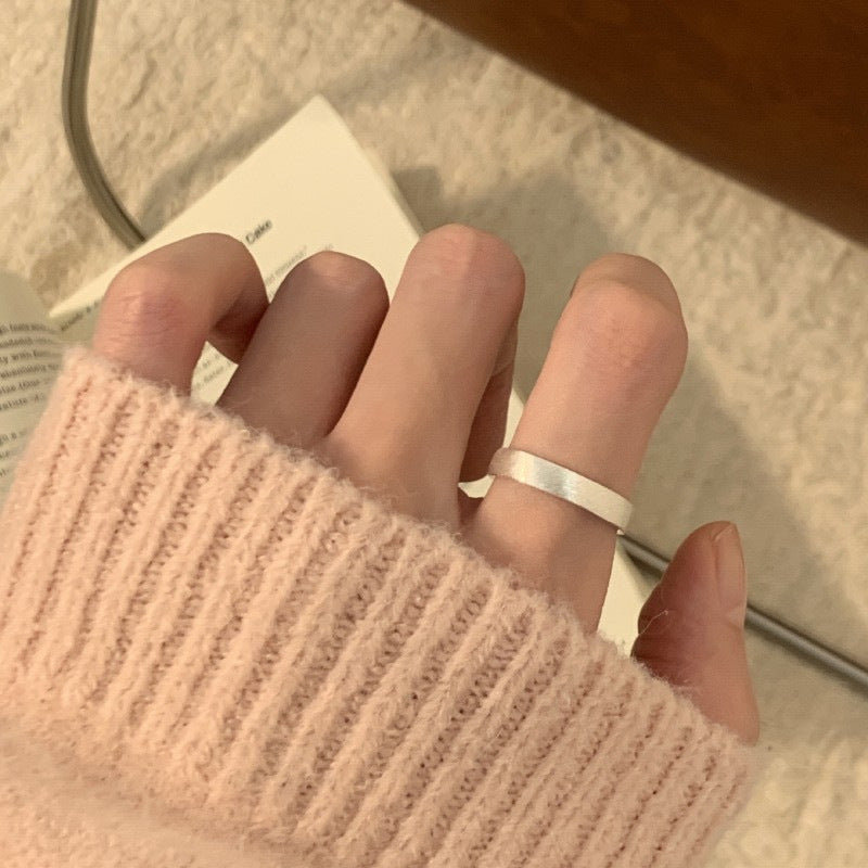 Sense Elastic String Small Pieces Of Sier Female Ring