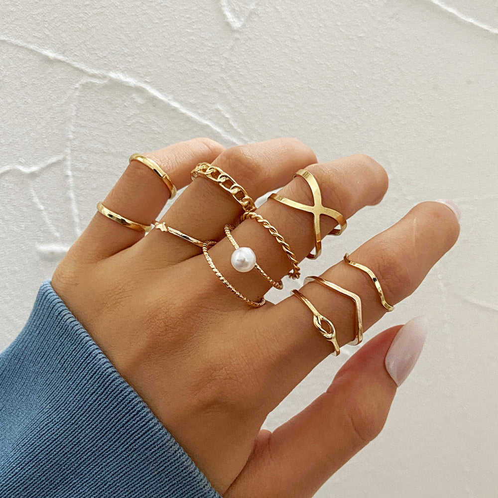 Clearance Vintage Creative Heart Hollow Butterfly Rings
