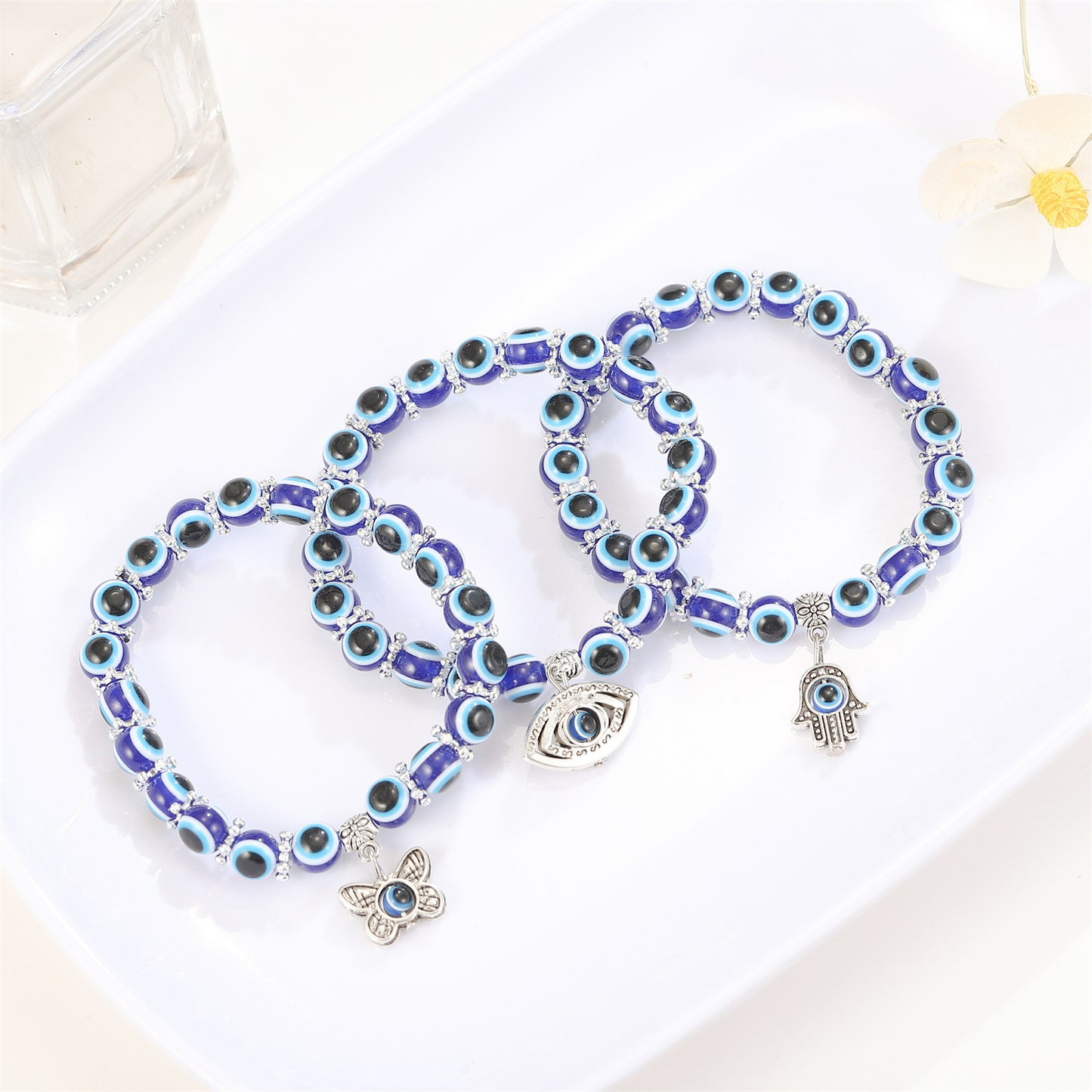 Turkish Blue Eyes Fatima Palm Devil Bracelets