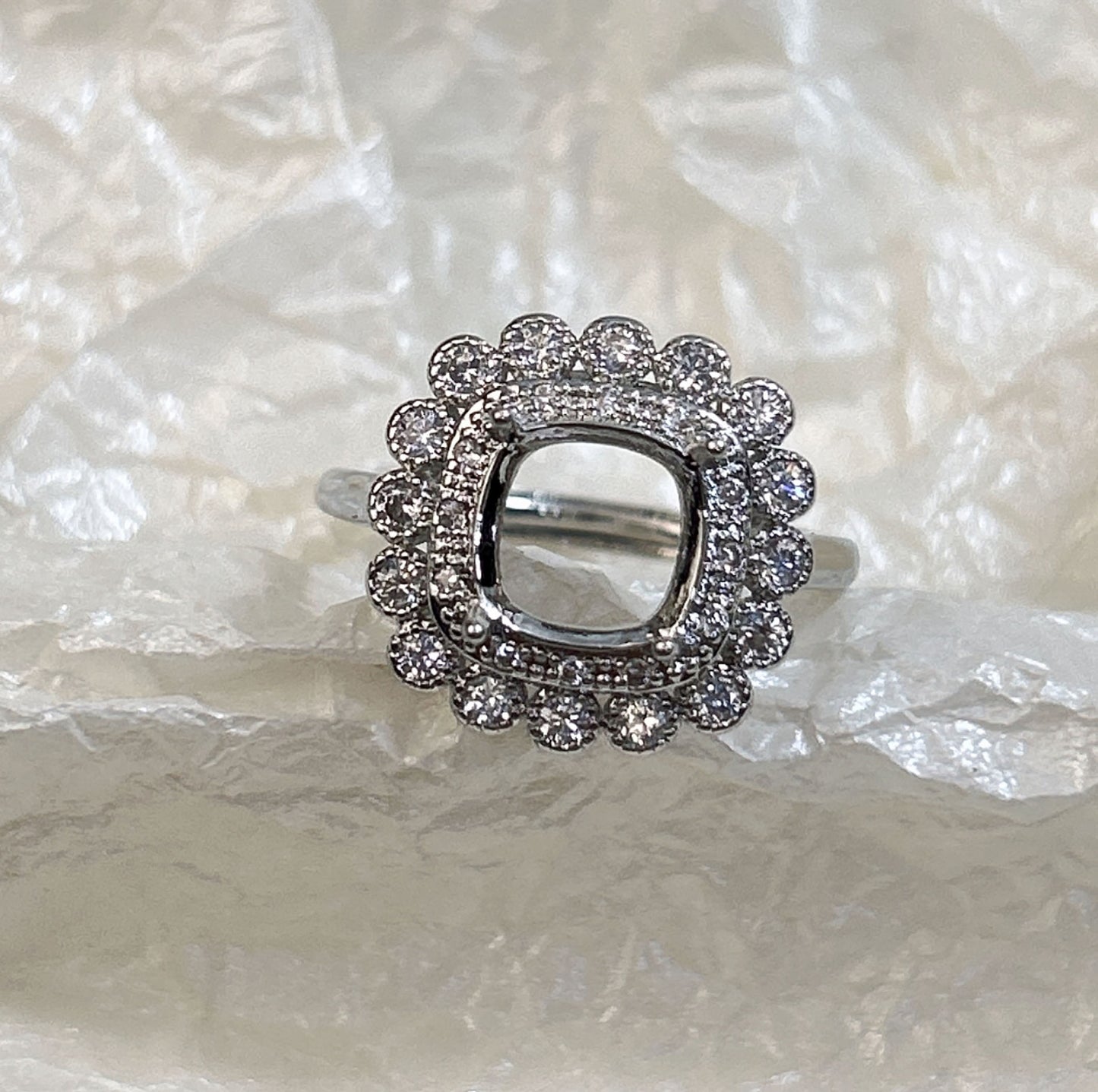 Setting Opening Adjustable Various Sizes Big Diamond Rings