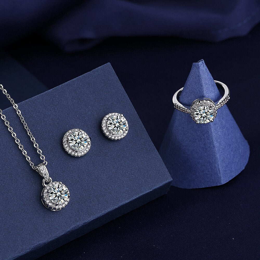 Live Imitation Color Moissanite Round Bag Bracelets
