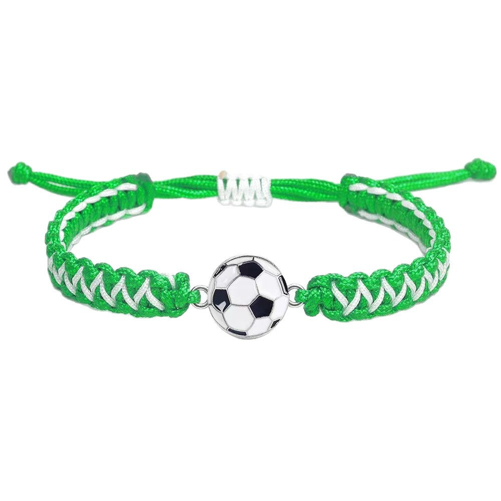 Women's & Men's Football Weaving Trend Western Style Sports Drawable Bracelet