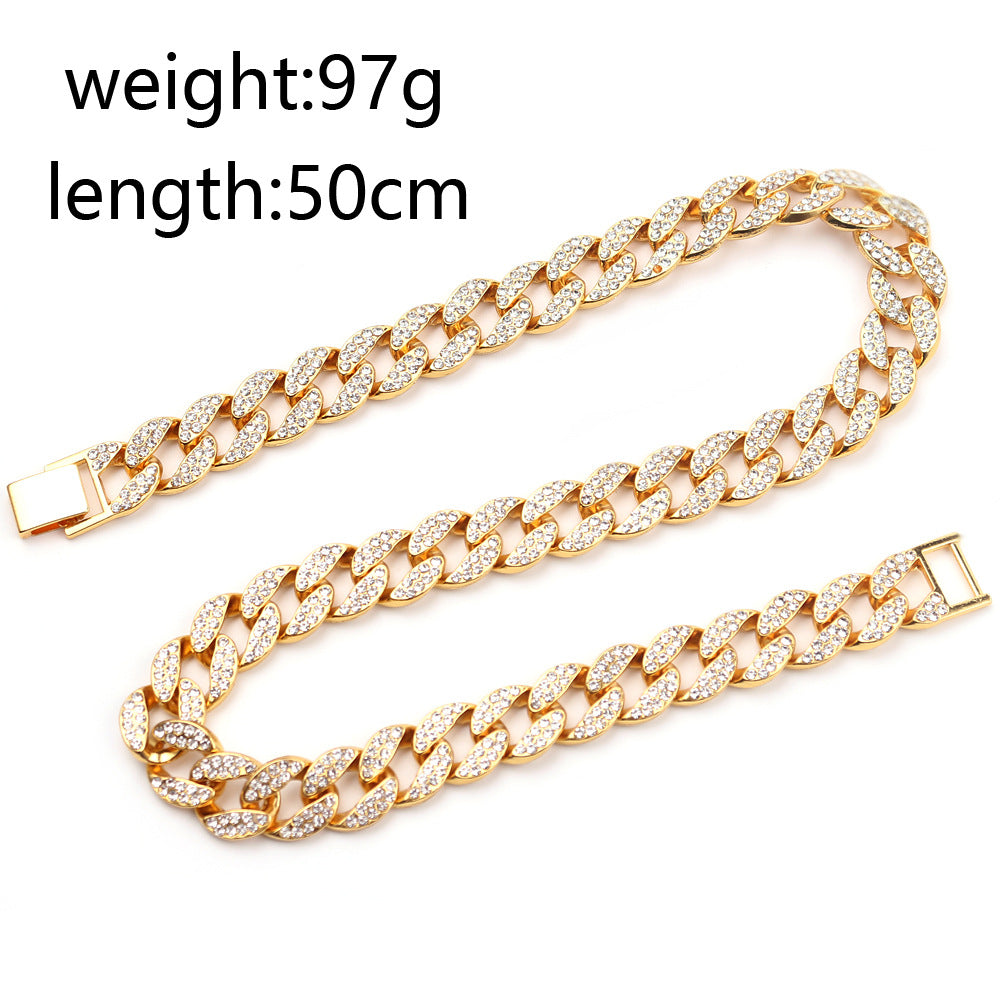 Men's Cuban Link Chain Hipster Accessories Hip Necklaces