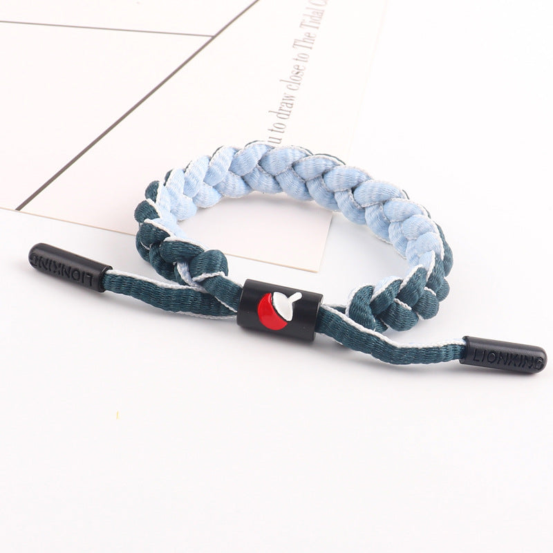 Fashion Trend Woven Shoelace Couple Girlfriends Bracelets