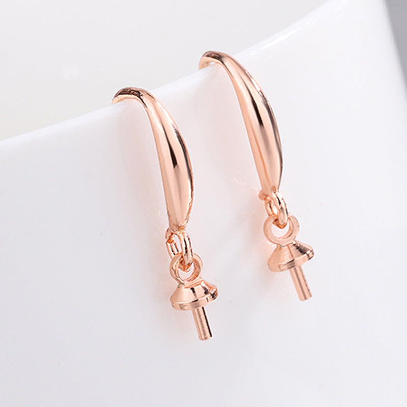 Holder Gold Sier Color Ear Hook Earrings