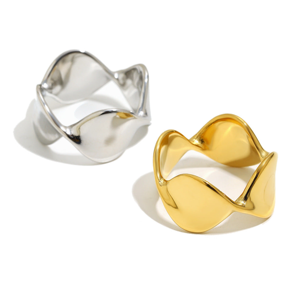 Fashion Simple Stainless Steel Plated Casting Bracelets