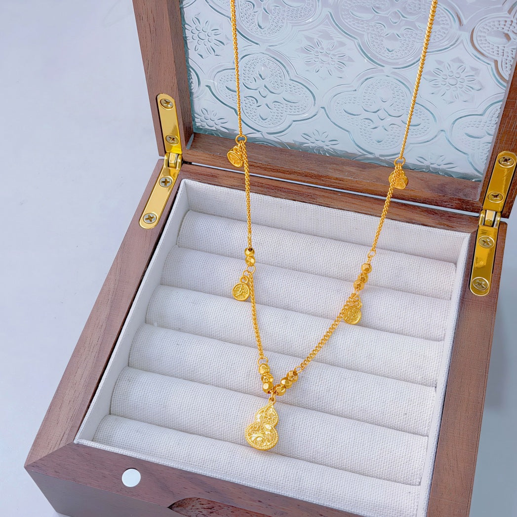 Ginkgo Leaf Variety Retro Affordable Luxury Fashion Design Necklace