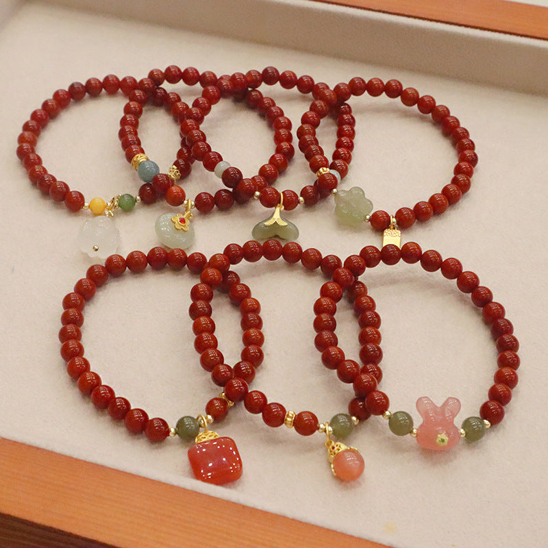 Red Agate Jade Temperament Wild Life Bracelets