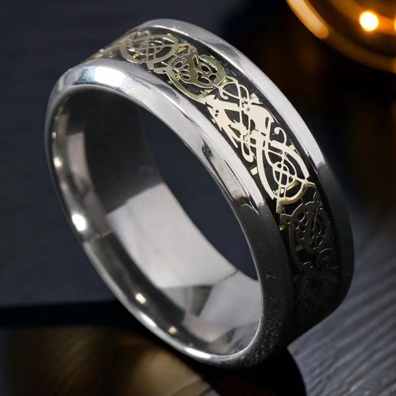 Men's Steel Cold Niche Female Trendy Minimalist Hip Ring