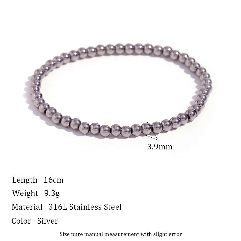 Ornament Niche Retro Stainless Steel Plated Bracelets