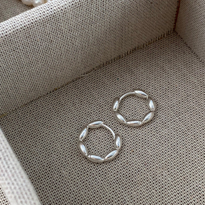 Fashion Metal Female Mori Style Small Ear Buckle