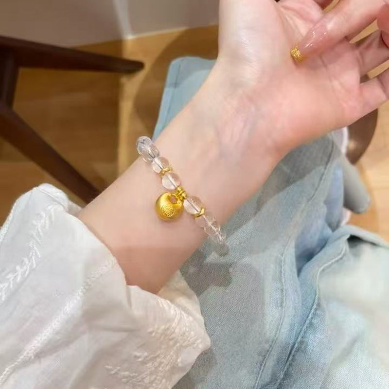 Women's Light Luxury High-grade Sterling Sier Flashing Zircon Bracelets