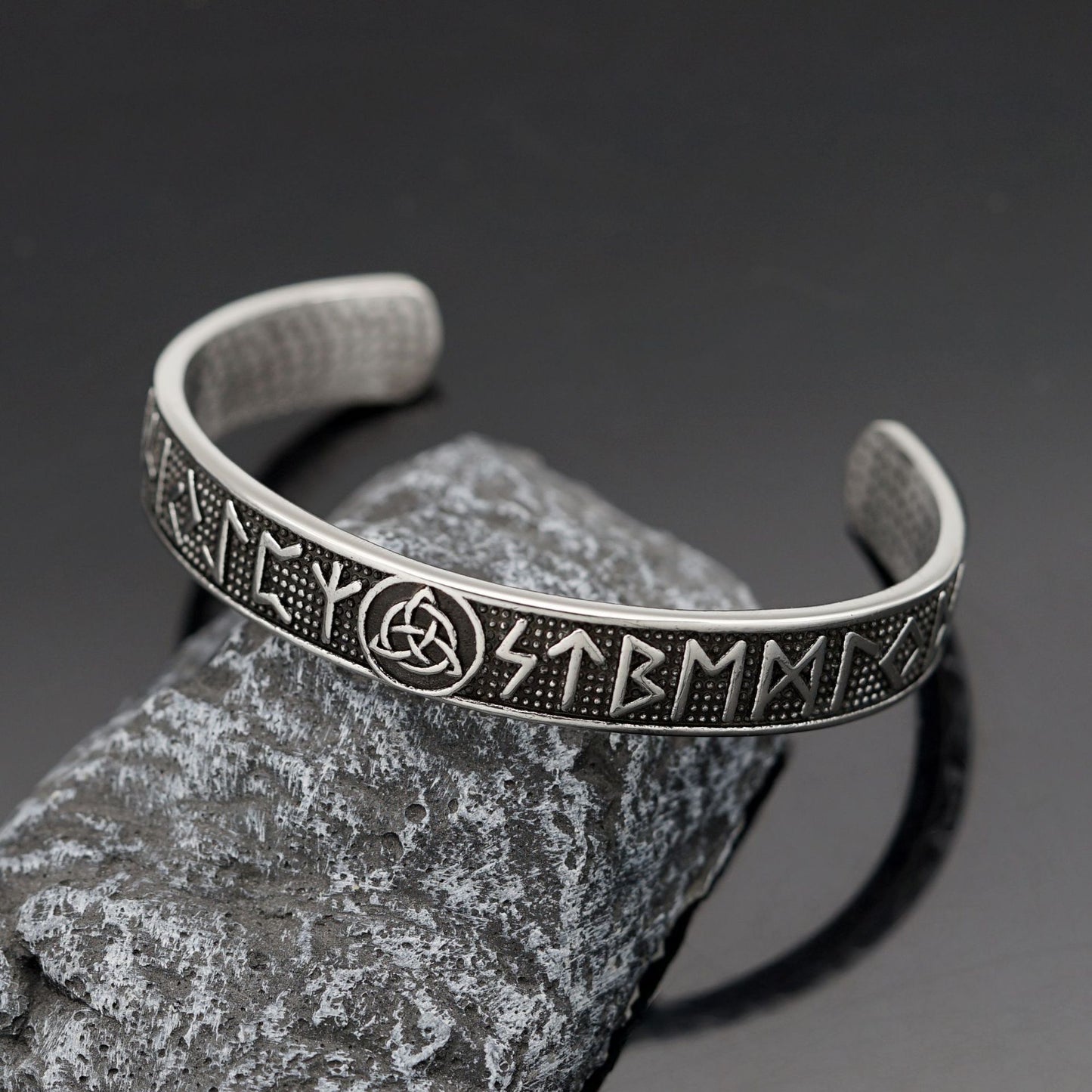 Viking Triangle Knot Titanium Steel Retro With Bracelet