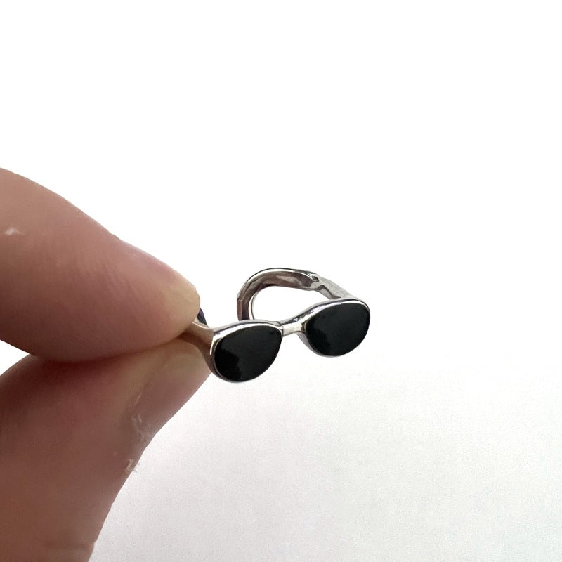 Cute Sweet Cool Glasses Index Finger Niche Open Design Light Rings