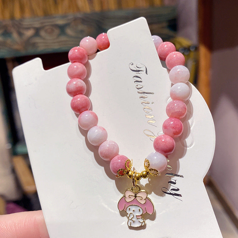 Clow en mélamine pour femmes, cadeau mignon en céramique pour bracelets