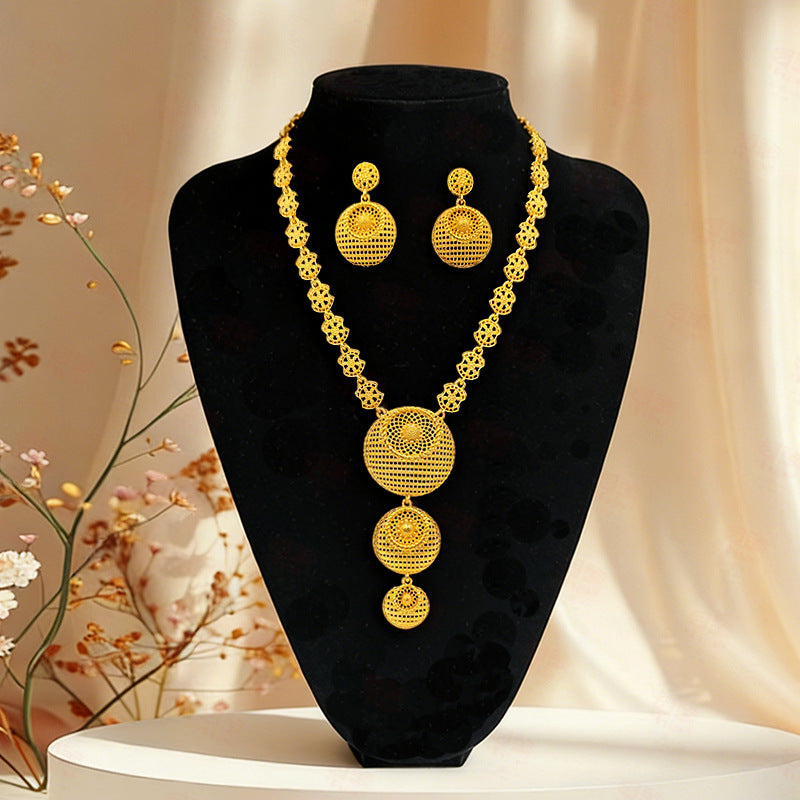 Gold Shop Chinese Bride Wedding High Jewelry Set