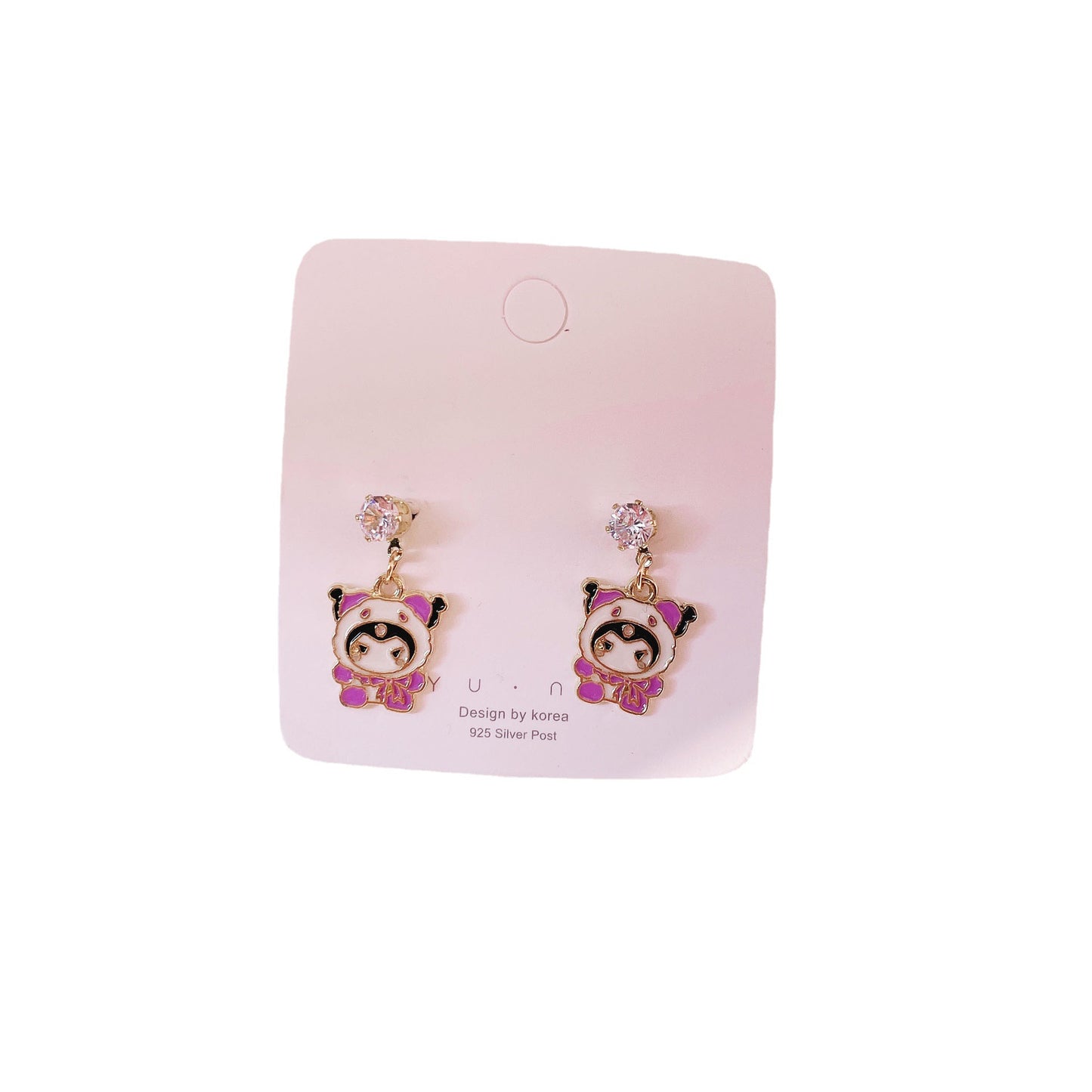 Cartoon Cute Hello Kitty Clow Melody Earrings