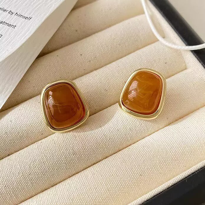 Style Geometric Pearl Fashion Minority Design Advanced Elegance Stud Earrings