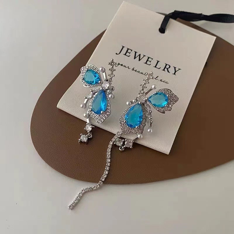 Asymmetric Ear Clip Light Luxury Cold Earrings