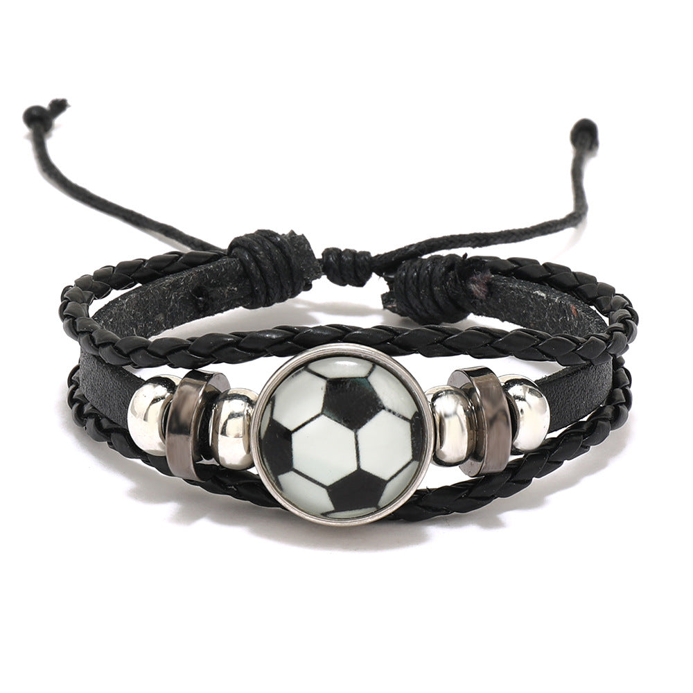 Modische, beliebte Verzierung, personalisierte Armbänder für Fußballmannschaften