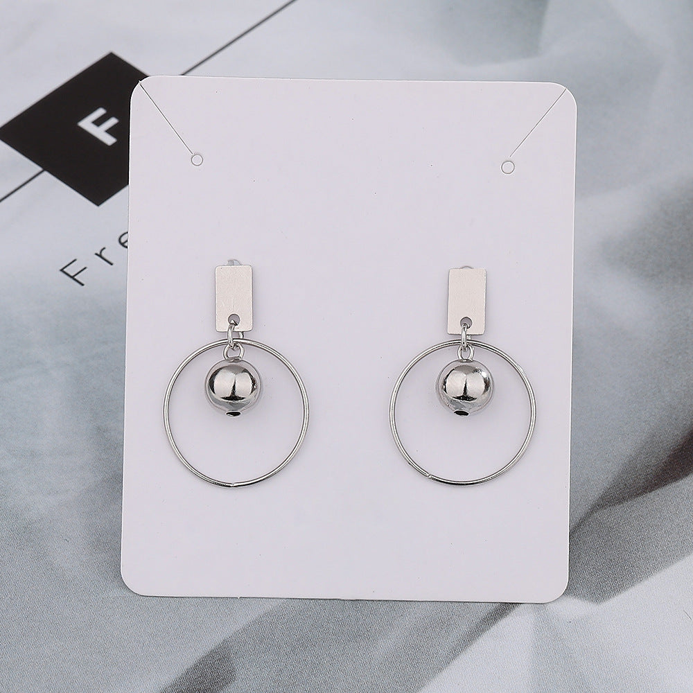 Women's Big Circle Personalized Temperament High-key Eardrop Round Earrings