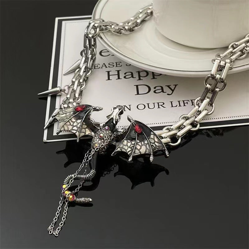 Hip Hop Dragon Street Female Design High-grade Domineering Necklaces