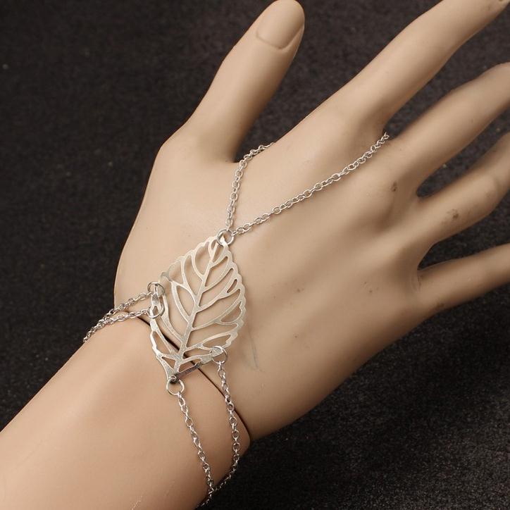 Alloy Mori Style Leaves Simple Lady Bracelets