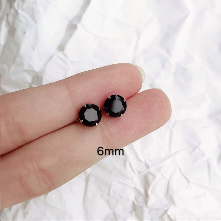 Women's Rhinestone Small Ear Fashion Simple Graceful Before Sleep Stud Earrings