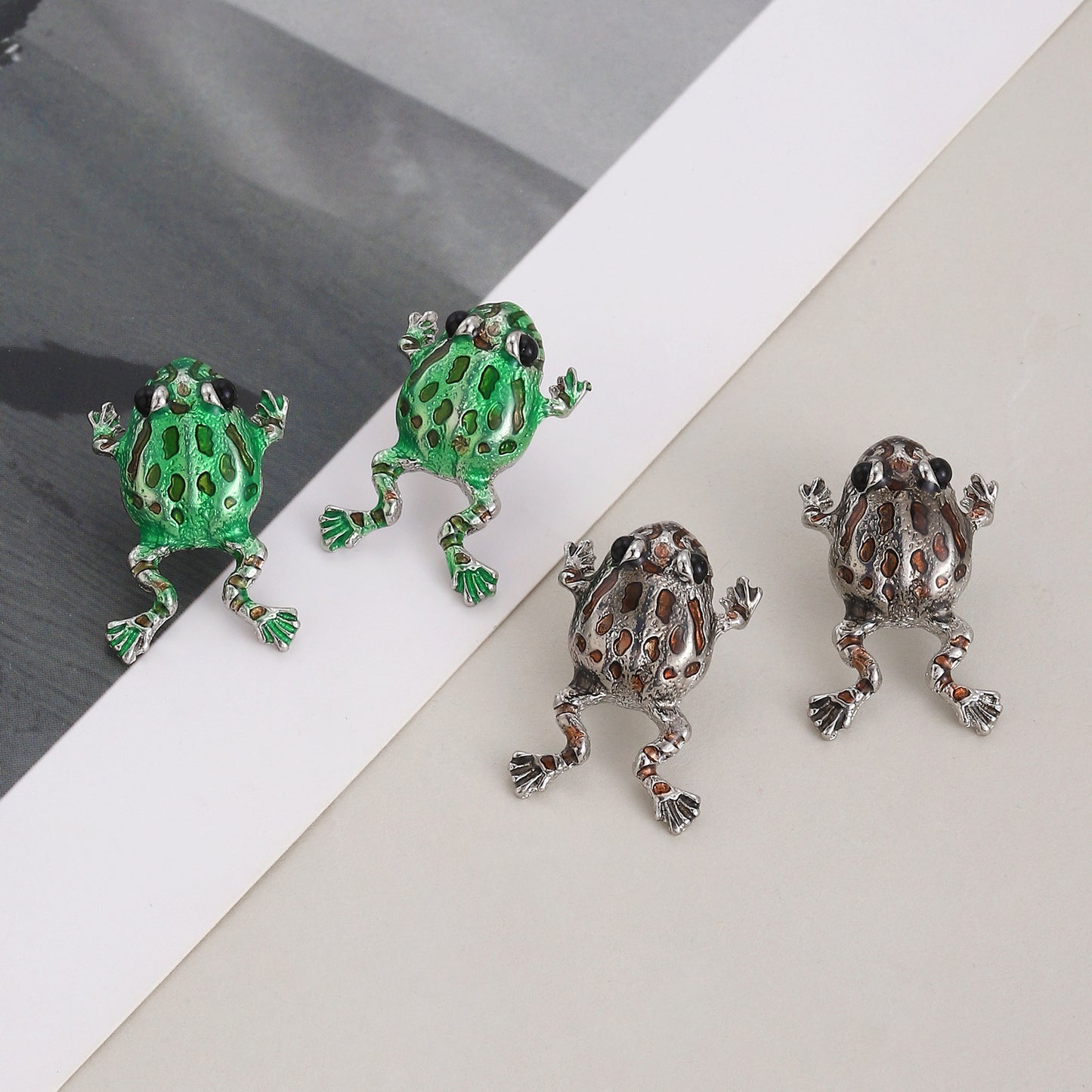 Women's Funny Frog For Creative Cute Animal Earrings