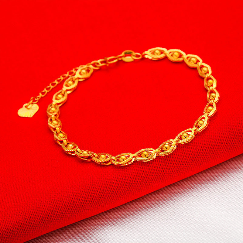 Jewelry Brass Gold-plated Fish Four-leaf Heart Bracelets