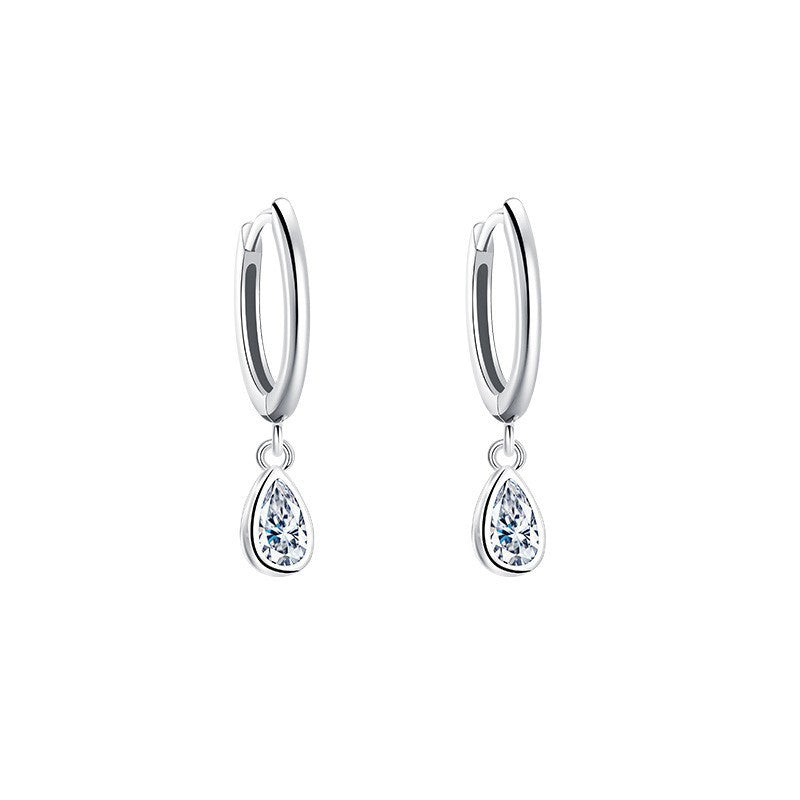 Women's Simple Exquisite Clip High-grade Temperament Leisure Eardrops Ear Buckle