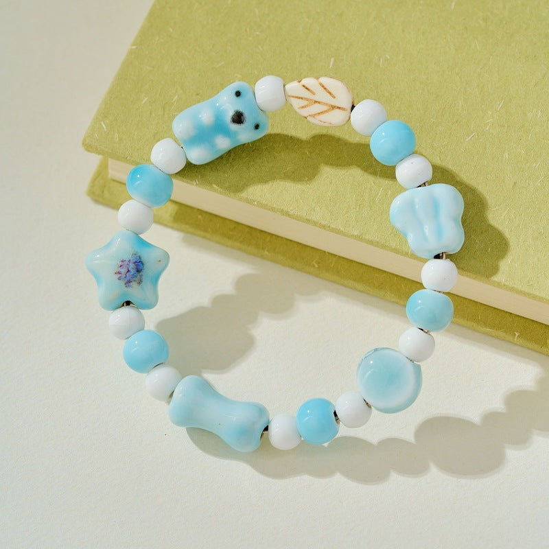 Artistic Ancient Style Bead String Fresh Bracelet