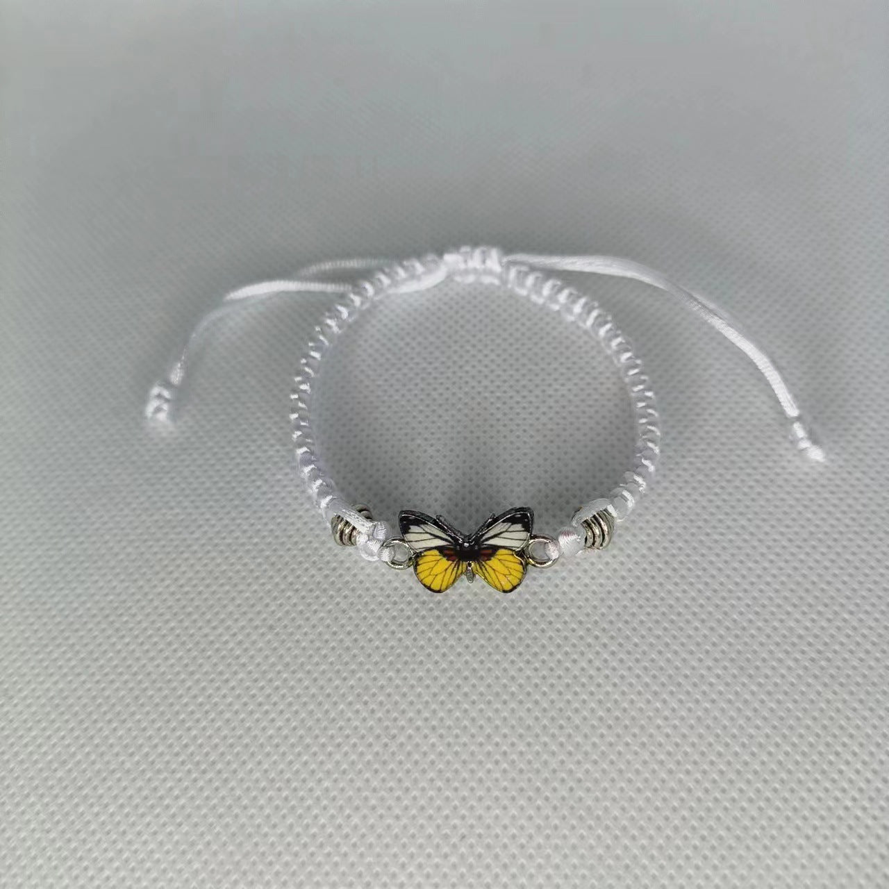 Multicolor Butterfly Couple Adjustable Fashion Friendship Bracelets