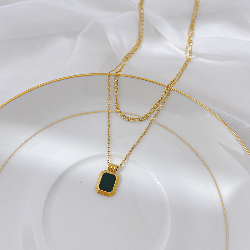 Women's For Light Luxury Minority Hip Hop Decorative Collarbone Chain Necklaces