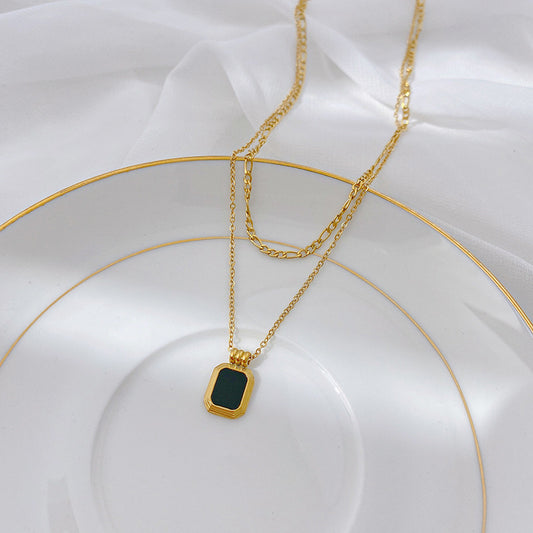 Women's For Light Luxury Minority Hip Hop Decorative Collarbone Chain Necklaces