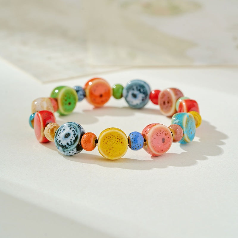 Artistic Ancient Style Bead String Fresh Bracelet