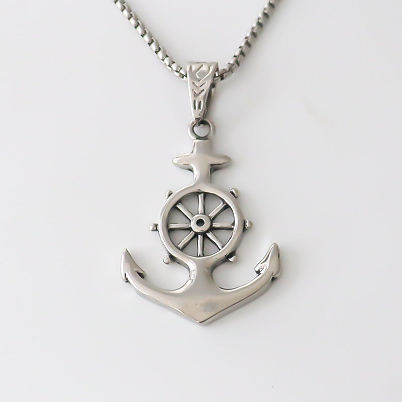 Boat Anchor Pendant Fashion Creative Hipster Hip Hop Necklaces