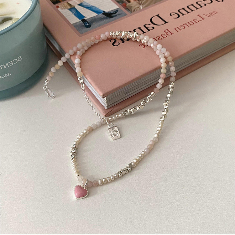 Women's Dripping Love Pearl For Simple Personalized Graceful Necklaces