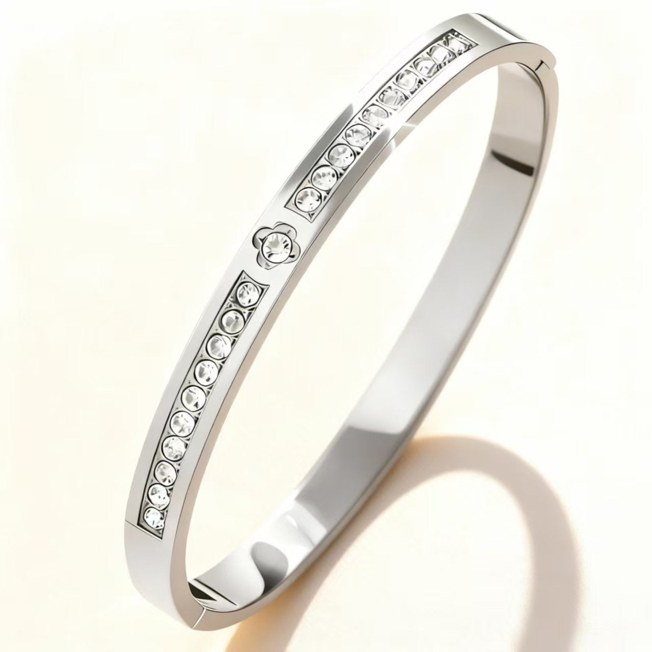 Titanium Steel Female Diamond High-grade Stainless Bracelet